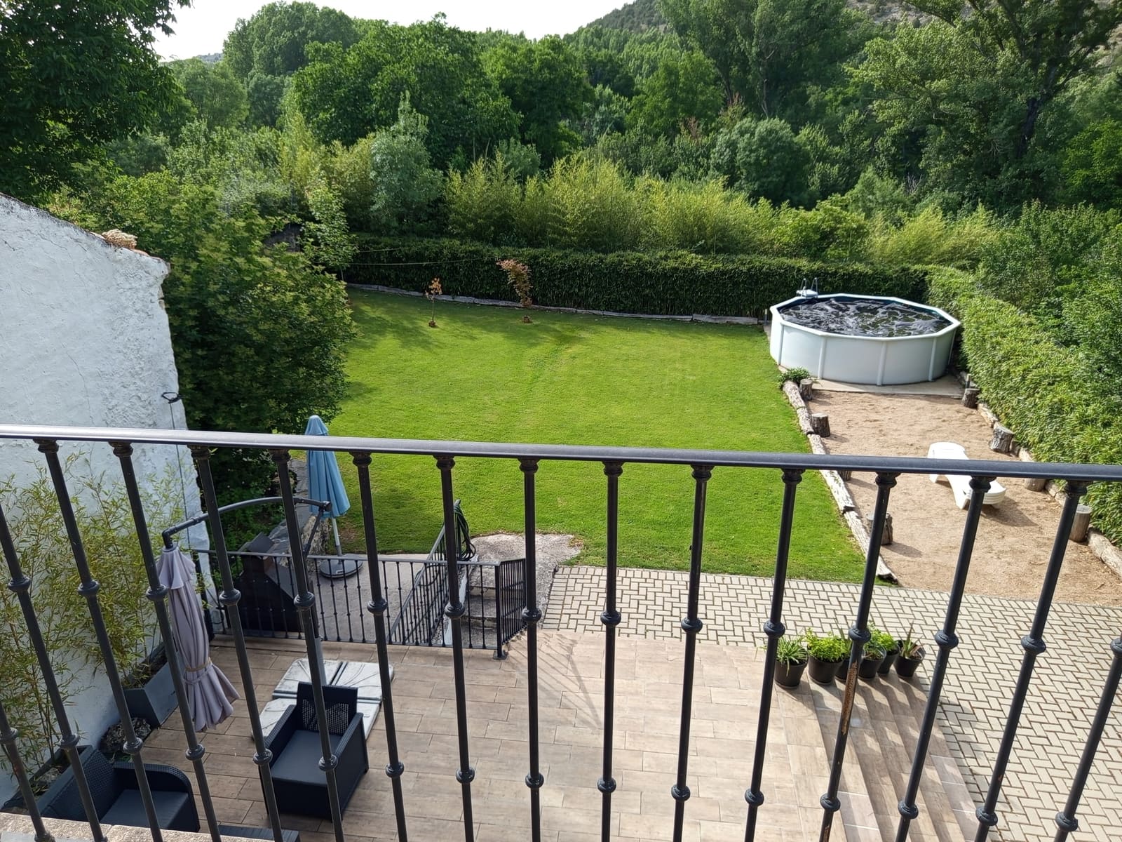 Garden and outdoors — Casa Los Tres Nogales country house (Castroserna de Arriba, Segovia)