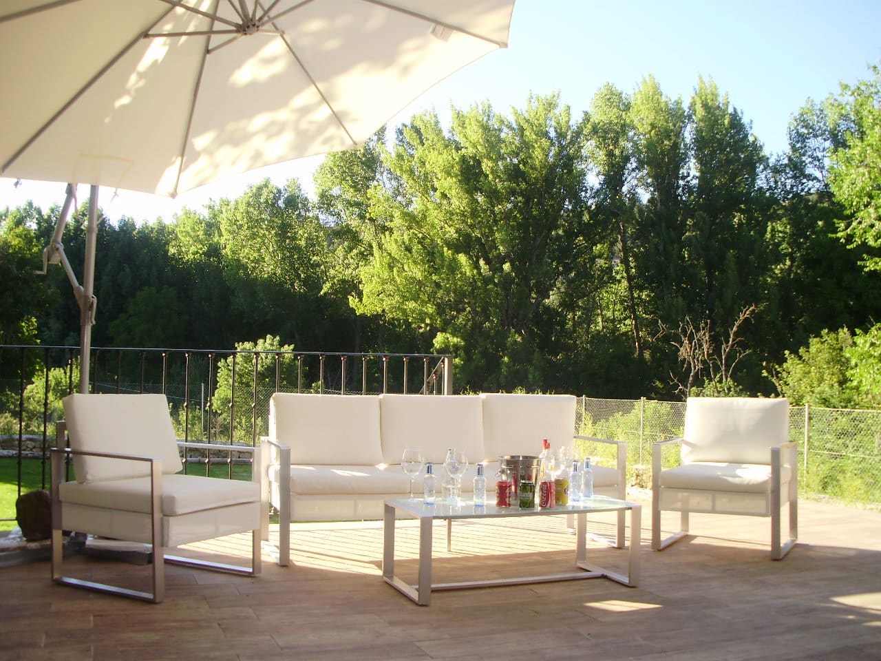 Garden and outdoors — Casa Los Tres Nogales country house (Castroserna de Arriba, Segovia)